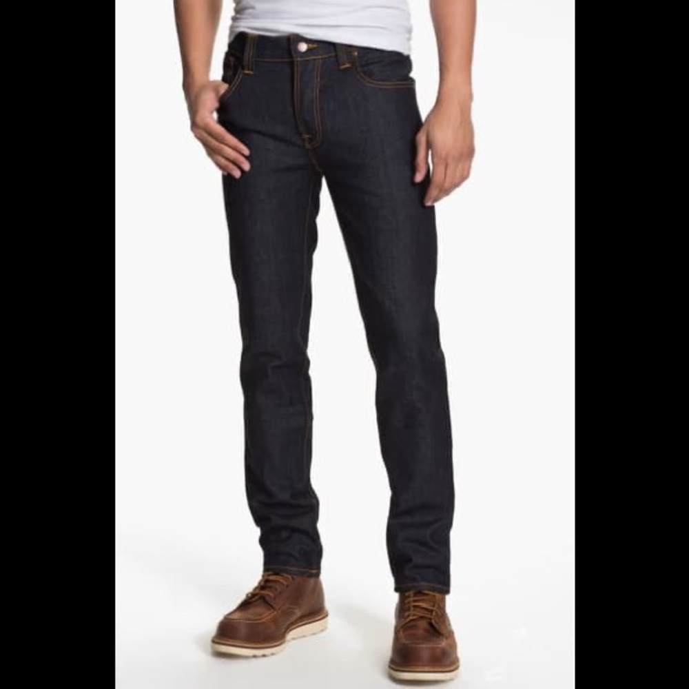 Not Shipping Nudie Grim Tim Organic Jeans 34 x 34